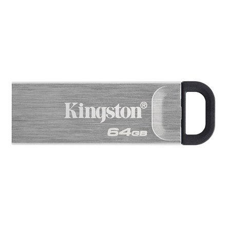 Kingston | Pamięć flash USB | DataTraveler Kyson | 64 GB | USB 3.2 Gen 1 | Czarny/Szary Kingston | Pamięć flash USB | DataTraveler Kyson | 64 GB | USB 3.2 Gen 1 | Czarny/Szary