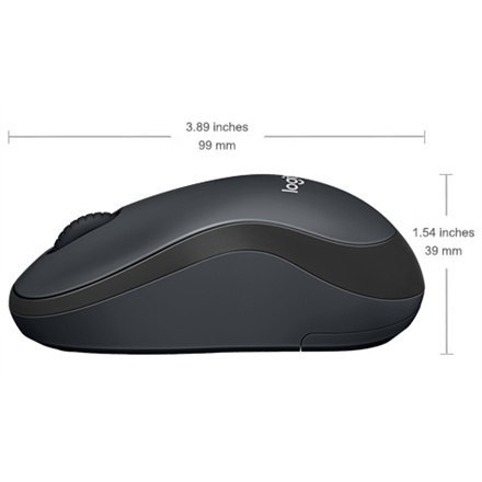 Logitech | Mysz | M220 SILENT | Bezprzewodowa | USB | Węgiel Logitech | Mysz | M220 SILENT | Bezprzewodowa | USB | Węgiel