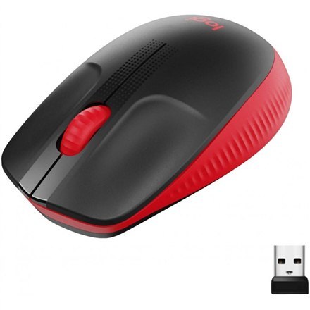 Logitech | Mysz pełnowymiarowa | M190 | Bezprzewodowa | USB | Czerwona Logitech | Mysz pełnowymiarowa | M190 | Bezprzewodowa | USB | Czerwona