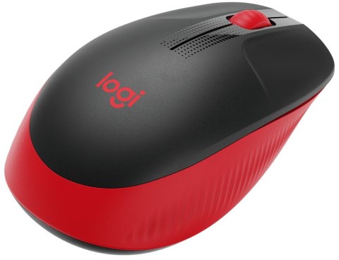 Logitech | Mysz pełnowymiarowa | M190 | Bezprzewodowa | USB | Czerwona Logitech | Mysz pełnowymiarowa | M190 | Bezprzewodowa | USB | Czerwona