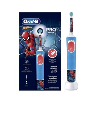 Oral-B Vitality PRO Kids Spiderman Electric Toothbrush, Blue Oral-B