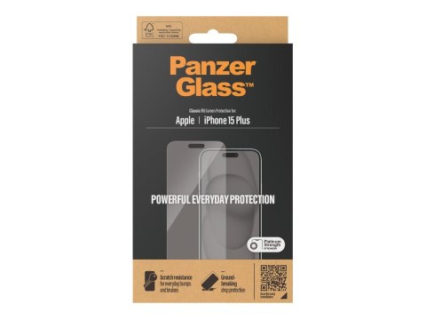 PanzerGlass | Ochraniacz ekranu | Apple | IPhone 15 Plus | Szkło | Przezroczysty PanzerGlass | Ochraniacz ekranu | Apple | IPhone 15 Plus | Szkło | Przezroczysty