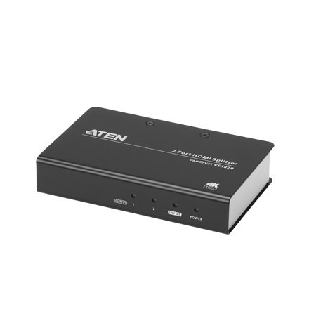 Podwójny rozdzielacz HDMI True 4K - Aten VS182B | 2-portowy, wejście: 1 x HDMI typ A żeński; wyjście: 2 x HDMI typ A żeński Podwójny rozdzielacz HDMI True 4K - Aten VS182B | 2-portowy, wejście: 1 x HDMI typ A żeński; wyjście: 2 x HDMI typ A żeński