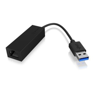 Raidsonic | SuperSpeed USB 3.0 | Ethernet 10Base-T | Ethernet 100Base-TX | Ethernet 1000Base-T | Karta sieciowa | Czarny