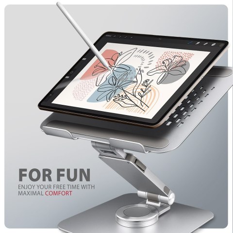 AXAGON STND-LR Obrotowa podstawka aluminiowa do laptopów 10" - 17", regulowana wysokość i kąt nachylenia | AXAGON AXAGON STND-LR Obrotowa podstawka aluminiowa do laptopów 10" - 17", regulowana wysokość i kąt nachylenia | AXAGON