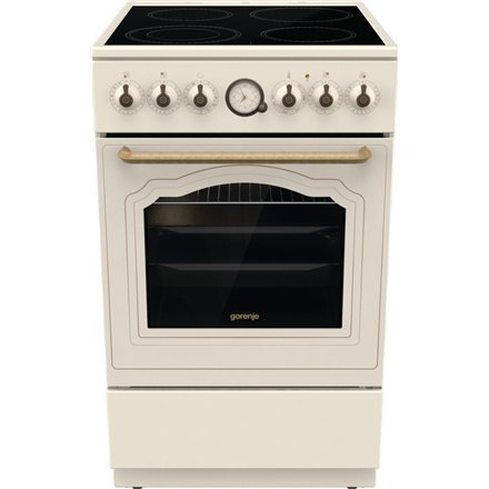 Gorenje | Kuchenka | GECS5B70CLI | Typ płyty Vitroceramic | Typ piekarnika Elektryczny | Beżowy | Szerokość 50 cm | Głębokość 59 Gorenje | Kuchenka | GECS5B70CLI | Typ płyty Vitroceramic | Typ piekarnika Elektryczny | Beżowy | Szerokość 50 cm | Głębokość 59