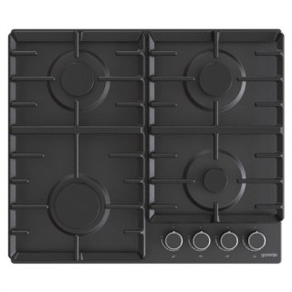 Gorenje | Płyta grzewcza | G642AB | Gaz | Liczba palników/stref grzewczych 4 | Pokrętła | Czarny
