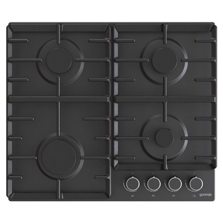 Gorenje | Płyta grzewcza | G642AB | Gaz | Liczba palników/stref grzewczych 4 | Pokrętła | Czarny Gorenje | Płyta grzewcza | G642AB | Gaz | Liczba palników/stref grzewczych 4 | Pokrętła | Czarny
