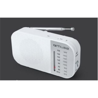 Muse | M-025 RW | Przenośne radio | Biały