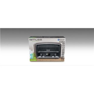 Muse | M-135 DBT | Funkcja alarmu | Wejście AUX | Czarny | Radio stołowe DAB+/FM z Bluetooth