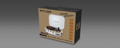 Muse | System stereo z gramofonem | MT-201WW | System stereo z gramofonem | Port USB | Wejście AUX Muse | System stereo z gramofonem | MT-201WW | System stereo z gramofonem | Port USB | Wejście AUX