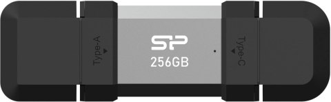 Silicon Power Dual USB Drive | Mobile C51 | 256 GB | USB Type-A i USB Type-C | Srebrny Silicon Power Dual USB Drive | Mobile C51 | 256 GB | USB Type-A i USB Type-C | Srebrny