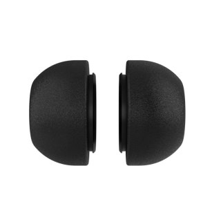 Stałe zatyczki Pro, 2 zestawy, rozmiar M | Zatyczki | Apple | Airpods Pro/Pro 2 | Pianka | Czarny