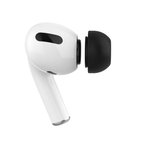 Stałe zatyczki Pro, 2 zestawy, rozmiar M | Zatyczki | Apple | Airpods Pro/Pro 2 | Pianka | Czarny Stałe zatyczki Pro, 2 zestawy, rozmiar M | Zatyczki | Apple | Airpods Pro/Pro 2 | Pianka | Czarny