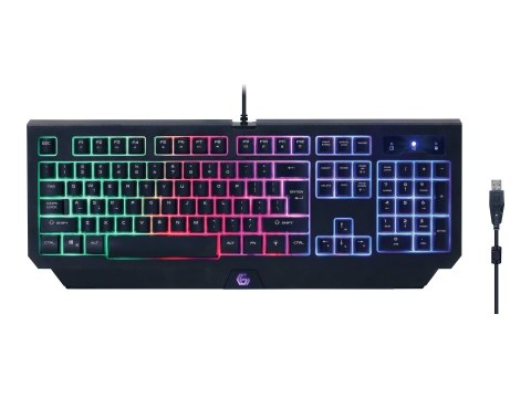 Zestaw do gier Gembird | 4 w 1 "Phantom" z podświetleniem RGB | GGS-UMGL4-01 | Przewodowy | US | USB Zestaw do gier Gembird | 4 w 1 "Phantom" z podświetleniem RGB | GGS-UMGL4-01 | Przewodowy | US | USB