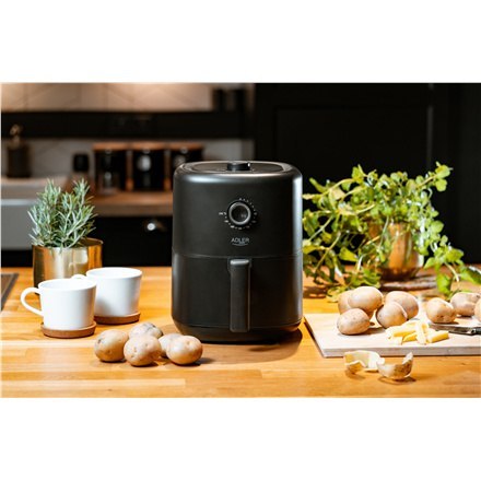 Adler | Airfryer | AD 6310 | Moc 2200 W | Pojemność 3 L | Technologia cyrkulacji gorącego powietrza | Czarny Adler | Airfryer | AD 6310 | Moc 2200 W | Pojemność 3 L | Technologia cyrkulacji gorącego powietrza | Czarny