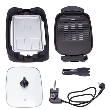 Adler | Grill elektryczny | AD 6610 | Stołowy | 3000 W | Czarny Adler | Grill elektryczny | AD 6610 | Stołowy | 3000 W | Czarny