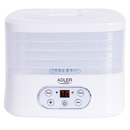 Adler | Odwadniacz żywności | AD 6658 | Moc 230 W | Liczba tac 5 | Regulacja temperatury | Zintegrowany timer | Biały Adler | Odwadniacz żywności | AD 6658 | Moc 230 W | Liczba tac 5 | Regulacja temperatury | Zintegrowany timer | Biały