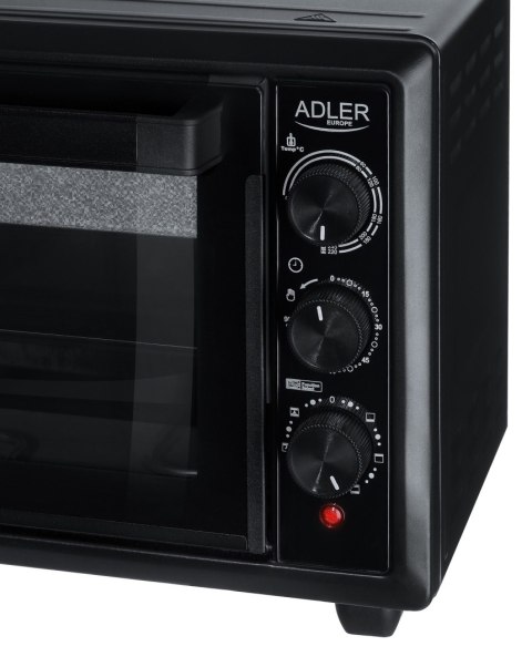 Adler | Piekarnik elektryczny | AD 6023 | 26 L | 1500 W | Czarny Adler | Piekarnik elektryczny | AD 6023 | 26 L | 1500 W | Czarny