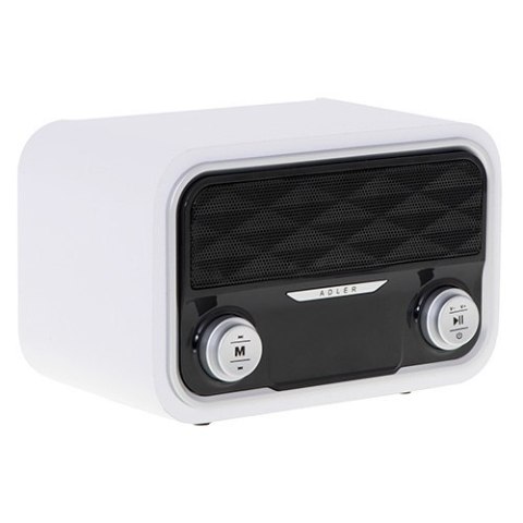 Adler | Radio Bluetooth | AD 1185 | AUX in | Biały Adler | Radio Bluetooth | AD 1185 | AUX in | Biały