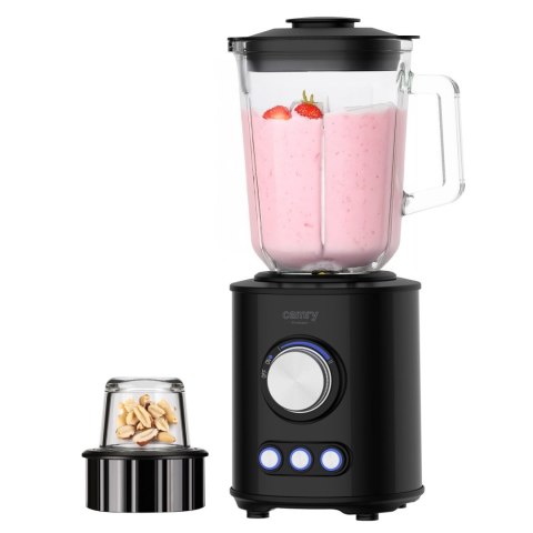 Blender Camry | CR 4088 | Tabletop | 1800 W | Materiał słoika Szkło | Pojemność słoika 1,5 L | Kruszenie lodu | Piano Black Blender Camry | CR 4088 | Tabletop | 1800 W | Materiał słoika Szkło | Pojemność słoika 1,5 L | Kruszenie lodu | Piano Black