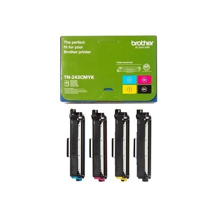 Brother TN-243CMYK, Toner Value Pack Brother TN-243CMYK, Toner Value Pack