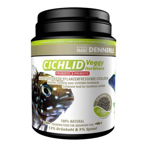DENNERLE Pokarm podstawowy dla pielęgnic roślinożernych Cichlid Veggy, 1000 ml (7517) DENNERLE Pokarm podstawowy dla pielęgnic roślinożernych Cichlid Veggy, 1000 ml (7517)