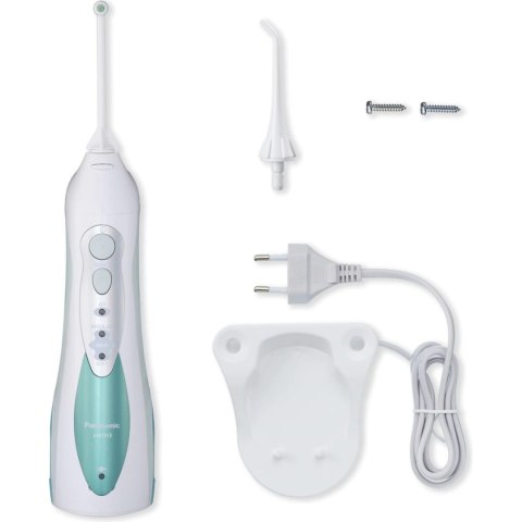 Panasonic | Irygator jamy ustnej | EW1313G303 | Bezprzewodowy | 130 ml | Liczba głowic 2 | Biały/Zielony Panasonic | Irygator jamy ustnej | EW1313G303 | Bezprzewodowy | 130 ml | Liczba głowic 2 | Biały/Zielony
