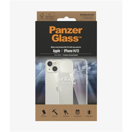 PanzerGlass | Pokrowiec na telefon komórkowy | Apple iPhone 13, 14 | Przezroczysty PanzerGlass | Pokrowiec na telefon komórkowy | Apple iPhone 13, 14 | Przezroczysty