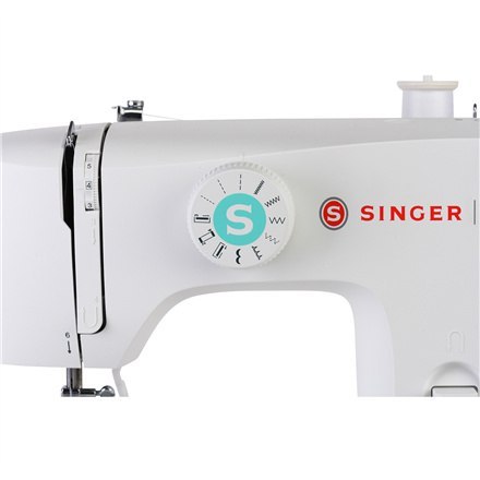 Singer | Maszyna do szycia | M1505 | Liczba ściegów 6 | Liczba dziurek na guziki 1 | Biały Singer | Maszyna do szycia | M1505 | Liczba ściegów 6 | Liczba dziurek na guziki 1 | Biały