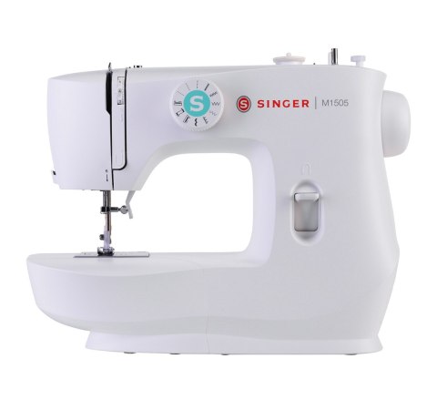 Singer | Maszyna do szycia | M1505 | Liczba ściegów 6 | Liczba dziurek na guziki 1 | Biały Singer | Maszyna do szycia | M1505 | Liczba ściegów 6 | Liczba dziurek na guziki 1 | Biały