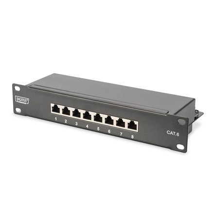 Zestaw sieciowy Digitus 10", szafa 6U, półka, PDU, switch 8-portowy, panel krosowy CAT 6, szary Digitus | Zestaw sieciowy | DN-1 Zestaw sieciowy Digitus 10", szafa 6U, półka, PDU, switch 8-portowy, panel krosowy CAT 6, szary Digitus | Zestaw sieciowy | DN-1