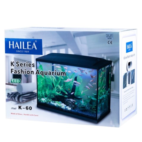 Akwarium Hailea K60 60l czarne Akwarium Hailea K60 60l czarne