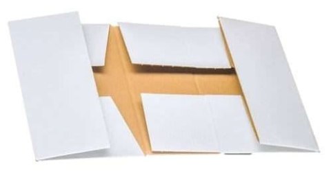 Karton Fasonowy 250x200x80mm BIAŁY-BRĄZOWY 3W E 350g/m2 - 100 sztuk Karton Fasonowy 250x200x80mm BIAŁY-BRĄZOWY 3W E 350g/m2 - 100 sztuk