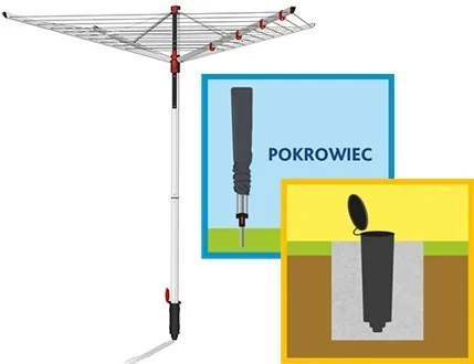 Suszarka zewnętrzna Vileda Sun Lift 50 Suszarka zewnętrzna Vileda Sun Lift 50