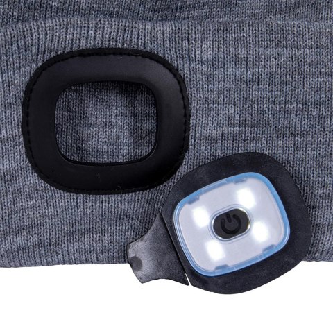 Czapka Zimowa LED Z Wymienną Latarką REIS CZLED_S Czapka Zimowa LED Z Wymienną Latarką REIS CZLED_S