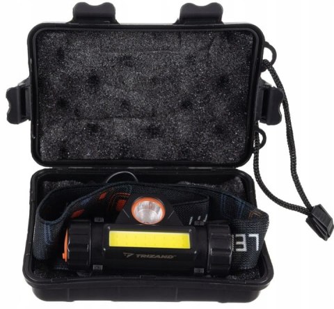 Latarka czołowa LED USB L18371 Latarka czołowa LED USB L18371