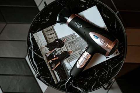 Suszarka Do Włosów Czarna 2200W ION + dyfuzor ADLER AD 2248b Suszarka Do Włosów Czarna 2200W ION + dyfuzor ADLER AD 2248b