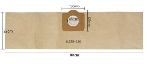 Worek Do Odkurzaczy Kärcher 6.959-130.0 - 10 szt. Worek Do Odkurzaczy Kärcher 6.959-130.0 - 10 szt.