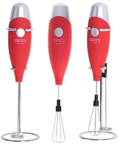 Spieniacz Do Mleka Z Mieszadłem I Stojakiem CAMRY CR 4501 red Spieniacz Do Mleka Z Mieszadłem I Stojakiem CAMRY CR 4501 red