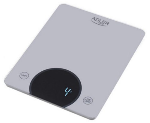 Waga Kuchenna - do 10kg - LED ADLER AD 3173 silver Waga Kuchenna - do 10kg - LED ADLER AD 3173 silver
