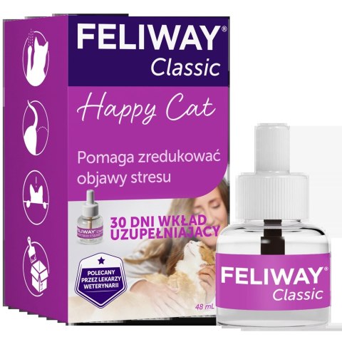 Ceva Animal Health Polska Sp. Z O.o Feliway Classic Wkład Dyfuzora 48ml Ceva Animal Health Polska Sp. Z O.o Feliway Classic Wkład Dyfuzora 48ml