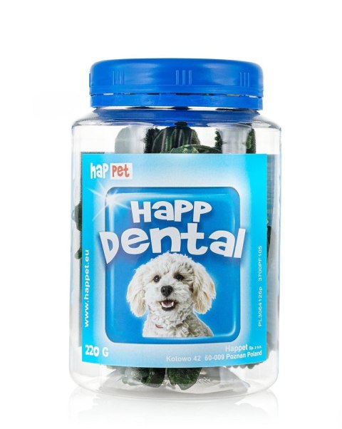 HAPP DENTAL szczoteczka mint 220g słoik HAPP DENTAL szczoteczka mint 220g słoik