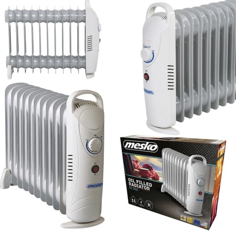 Grzejnik Olejowy (11 żeberek) 1200W MESKO MS 7806 Grzejnik Olejowy (11 żeberek) 1200W MESKO MS 7806