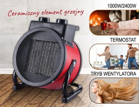 Nagrzewnica Ceramiczna 2400W CAMRY CR 7743 Nagrzewnica Ceramiczna 2400W CAMRY CR 7743