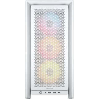 Corsair PC Case | Frame 4000D RS ARGB Modular | White | Mid-Tower | Power supply included No