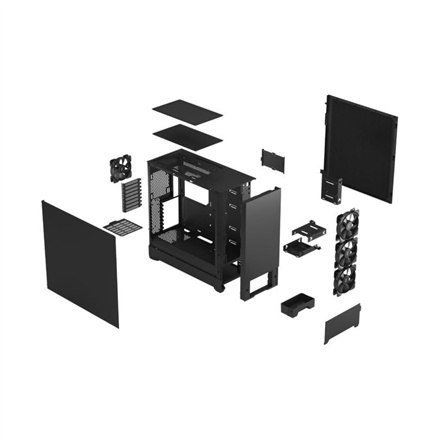 Fractal Design | Pop XL | Side window | Black Solid | E-ATX do 280 mm, ATX, mATX, Mini ITX | Power supply included No | ATX Fractal Design | Pop XL | Side window | Black Solid | E-ATX do 280 mm, ATX, mATX, Mini ITX | Power supply included No | ATX