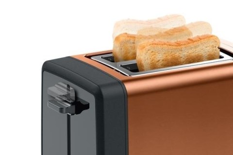 Bosch | DesignLine Toaster | TAT4P429 | Power 970 W | Number of slots 2 | Housing material Stainless Steel | Copper/Black Bosch | DesignLine Toaster | TAT4P429 | Power 970 W | Number of slots 2 | Housing material Stainless Steel | Copper/Black