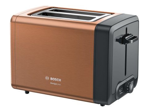 Bosch | DesignLine Toaster | TAT4P429 | Power 970 W | Number of slots 2 | Housing material Stainless Steel | Copper/Black Bosch | DesignLine Toaster | TAT4P429 | Power 970 W | Number of slots 2 | Housing material Stainless Steel | Copper/Black
