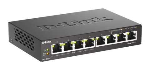 D-Link | 8-portowy przełącznik Gigabit PoE (4xPoE) | DGS-1008P | Niezarządzany | Desktop | Typ zasilania Zewnętrzny D-Link | 8-portowy przełącznik Gigabit PoE (4xPoE) | DGS-1008P | Niezarządzany | Desktop | Typ zasilania Zewnętrzny